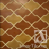 Clay Arabesque Castille Tile - Avente Tile