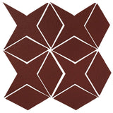 Clay Arabesque Granada Tile - Avente Tile