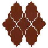 Clay Arabesque Leon Tile - Avente Tile