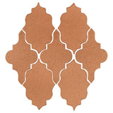 Clay Arabesque Leon Tile - Avente Tile