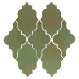 Clay Arabesque Leon Tile - Avente Tile
