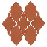 Clay Arabesque Leon Tile - Avente Tile