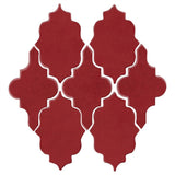 Clay Arabesque Leon Tile - Avente Tile