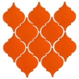 Clay Arabesque Malaga Hand Painted Ceramic Tile - Avente Tile