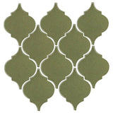 Clay Arabesque Malaga Hand Painted Ceramic Tile - Avente Tile