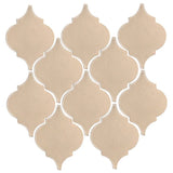Clay Arabesque Malaga Hand Painted Ceramic Tile - Avente Tile
