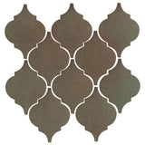 Clay Arabesque Malaga Hand Painted Ceramic Tile - Avente Tile