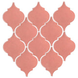 Clay Arabesque Malaga Hand Painted Ceramic Tile - Avente Tile