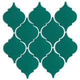 Clay Arabesque Malaga Hand Painted Ceramic Tile - Avente Tile