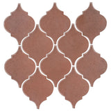 Clay Arabesque Malaga Hand Painted Ceramic Tile - Avente Tile
