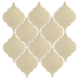 Clay Arabesque Malaga Hand Painted Ceramic Tile - Avente Tile