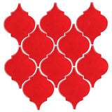 Clay Arabesque Malaga Hand Painted Ceramic Tile - Avente Tile