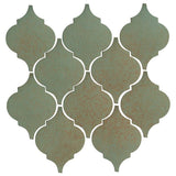 Clay Arabesque Malaga Hand Painted Ceramic Tile - Avente Tile