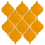 Clay Arabesque Malaga Hand Painted Ceramic Tile - Avente Tile
