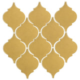 Clay Arabesque Malaga Hand Painted Ceramic Tile - Avente Tile