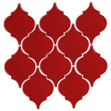 Clay Arabesque Malaga Hand Painted Ceramic Tile - Avente Tile