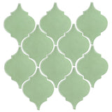 Clay Arabesque Malaga Hand Painted Ceramic Tile - Avente Tile