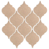 Clay Arabesque Malaga Hand Painted Ceramic Tile - Avente Tile