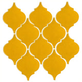 Clay Arabesque Malaga Hand Painted Ceramic Tile - Avente Tile