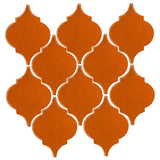 Clay Arabesque Malaga Hand Painted Ceramic Tile - Avente Tile