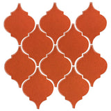 Clay Arabesque Malaga Hand Painted Ceramic Tile - Avente Tile