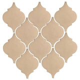 Clay Arabesque Malaga Hand Painted Ceramic Tile - Avente Tile