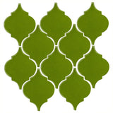 Clay Arabesque Malaga Hand Painted Ceramic Tile - Avente Tile