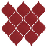 Clay Arabesque Malaga Hand Painted Ceramic Tile - Avente Tile
