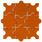 Clay Arabesque Segovia Tile - Avente Tile