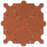 Clay Arabesque Segovia Tile - Avente Tile