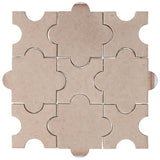 Clay Arabesque Segovia Tile - Avente Tile