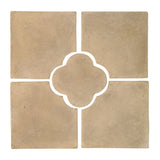 Daisy Deco Rustic Relief Deco Tile 17"x17" - Avente Tile