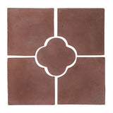 Daisy Deco Rustic Relief Deco Tile 17"x17" - Avente Tile