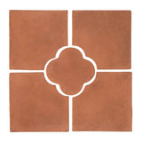 Daisy Deco Rustic Relief Deco Tile 17"x17" - Avente Tile