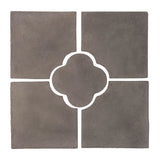 Daisy Deco Rustic Relief Deco Tile 17"x17" - Avente Tile