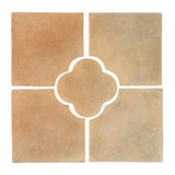Daisy Deco Rustic Relief Deco Tile 17"x17" - Avente Tile