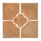 Daisy Deco Rustic Relief Deco Tile 17"x17" - Avente Tile