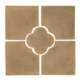 Daisy Deco Rustic Relief Deco Tile 17"x17" - Avente Tile