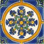 La Ermita Hand Painted Ceramic Tile - Avente Tile