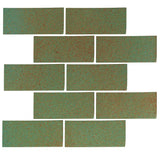 Malibu Field Light Copper Ceramic Tile - Avente Tile