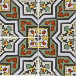 Malibu Ramera Quarter Design Spanish Tile - Avente Tile
