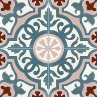 Mission Amalia 02 8"x8" Encaustic Cement Tile - Avente Tile