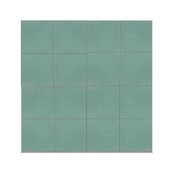 Mission Aqua 3"x3" Encaustic Cement Tile - Avente Tile