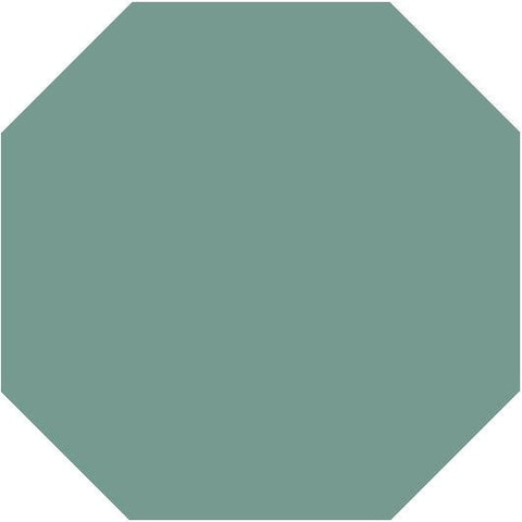 Mission Aqua Octagon Encaustic Cement Tile 8"x8" - Avente Tile