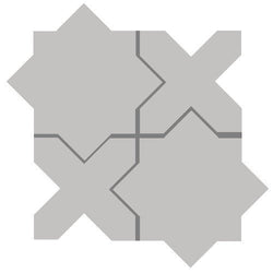 Mission Arabesque Aragon Gris Cement Tile - Avente Tile