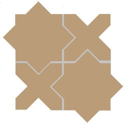 Mission Arabesque Aragon Sand Cement Tile - Avente Tile