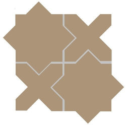 Mission Arabesque Aragon Sandstone Cement Tile - Avente Tile
