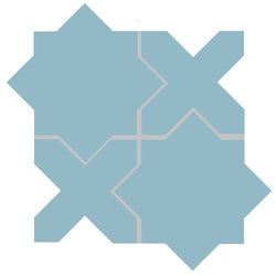 Mission Arabesque Azul Morocco Cement Tile - Avente Tile
