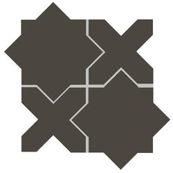 Mission Arabesque Chocolate Asia Cement Tile - Avente Tile