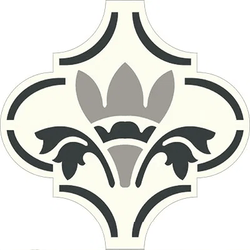 Mission Arabesque Malaga French 01 Cement Tile 10"x10" - Avente Tile